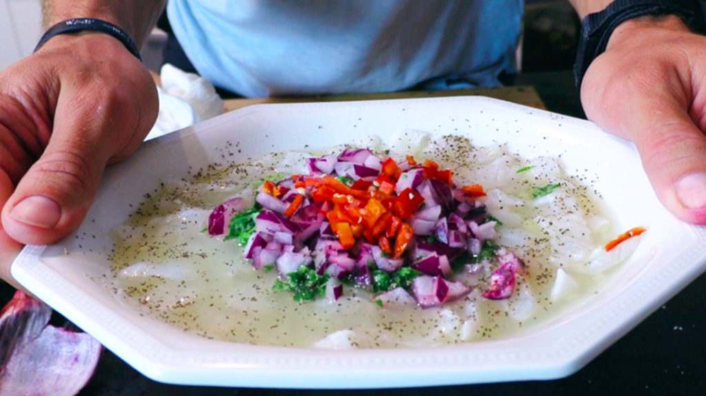 flounder ceviche