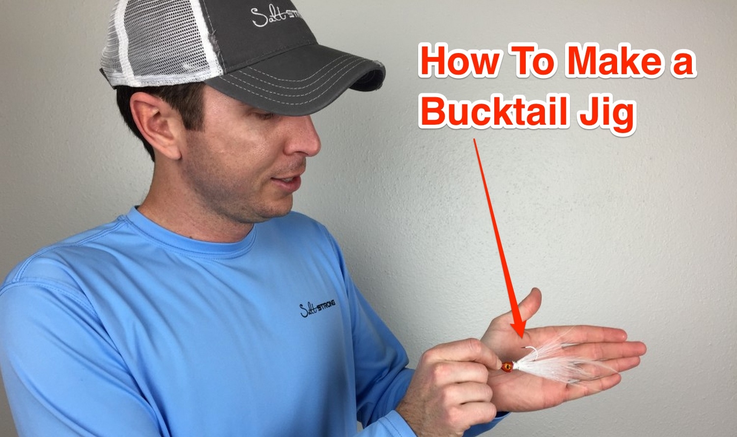 how to tie a bucktail jig