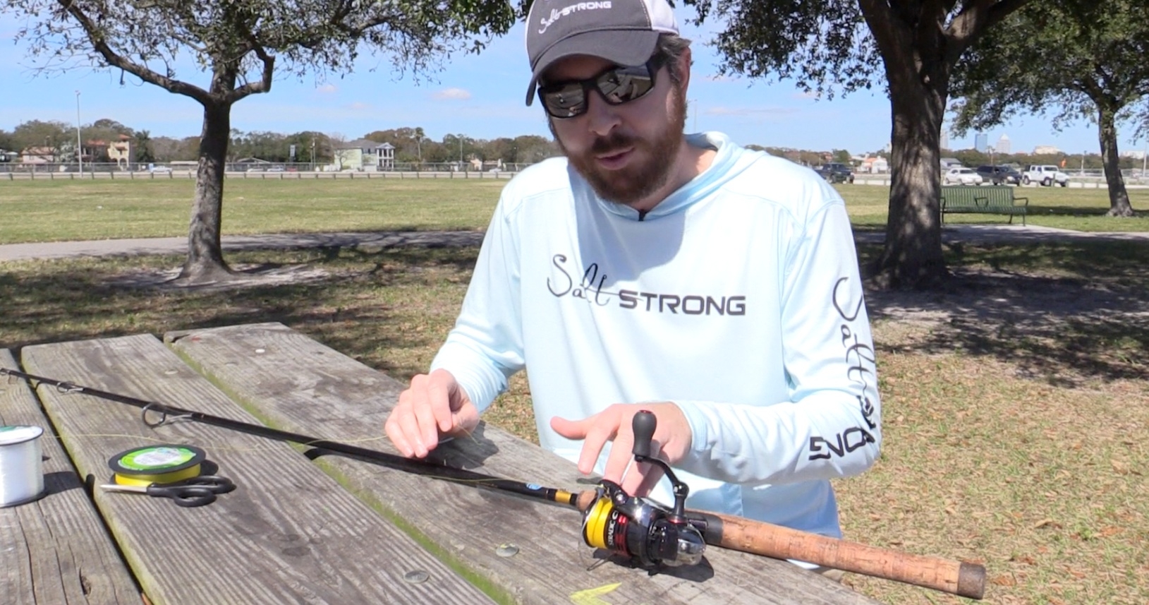 how to spool braided fishing line