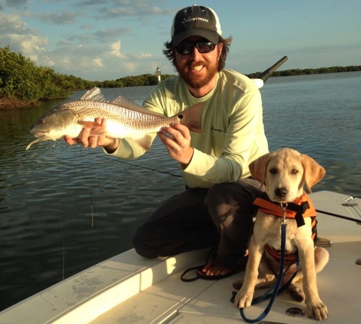 otis' first redfish