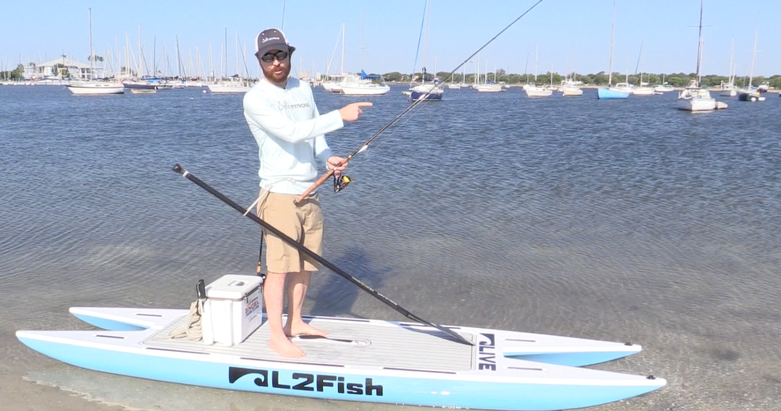 inshore paddle board fishing